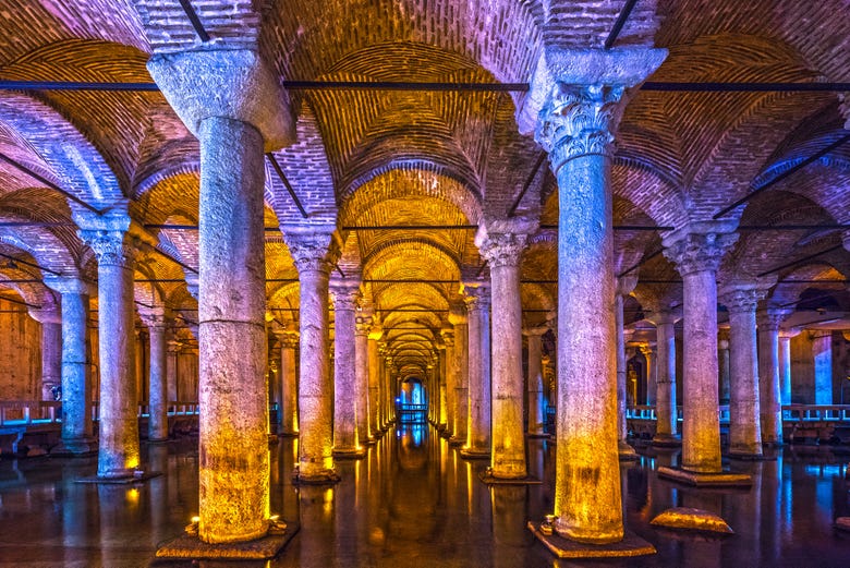 La Cisterna Basílica, un imprescindible de Estambul