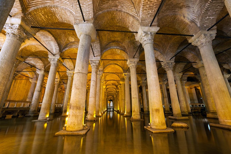 Columnas de la Cisterna Basílica